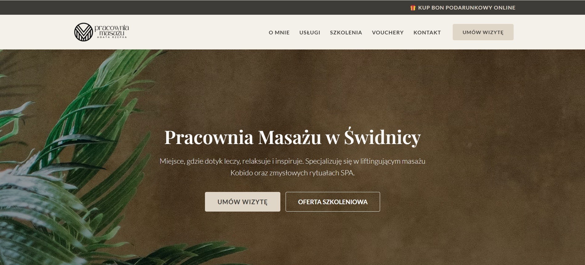 Strona Pracowni Masażu